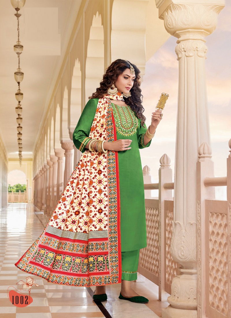 Veera 1 Festive Wear Wholesale Readymade Suit Catalog